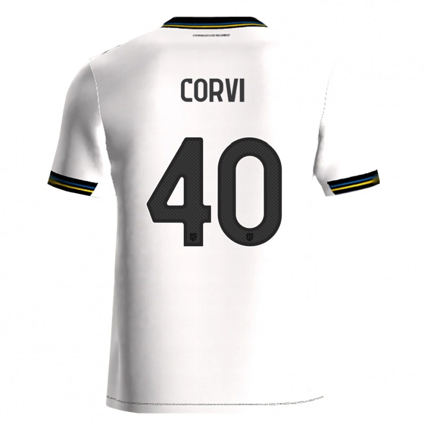 Danxen Herren Edoardo Corvi #40 Weiß Schwarz Heimtrikot Trikot 2025/26 T-Shirt