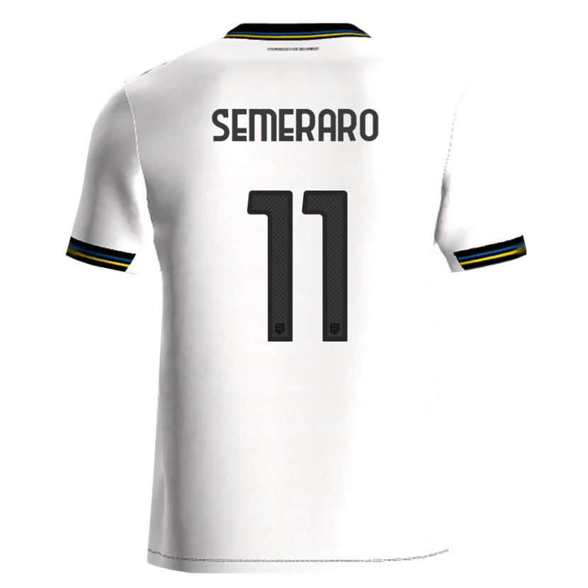 Danxen Herren Riccardo Semeraro #11 Weiß Schwarz Heimtrikot Trikot 2025/26 T-Shirt
