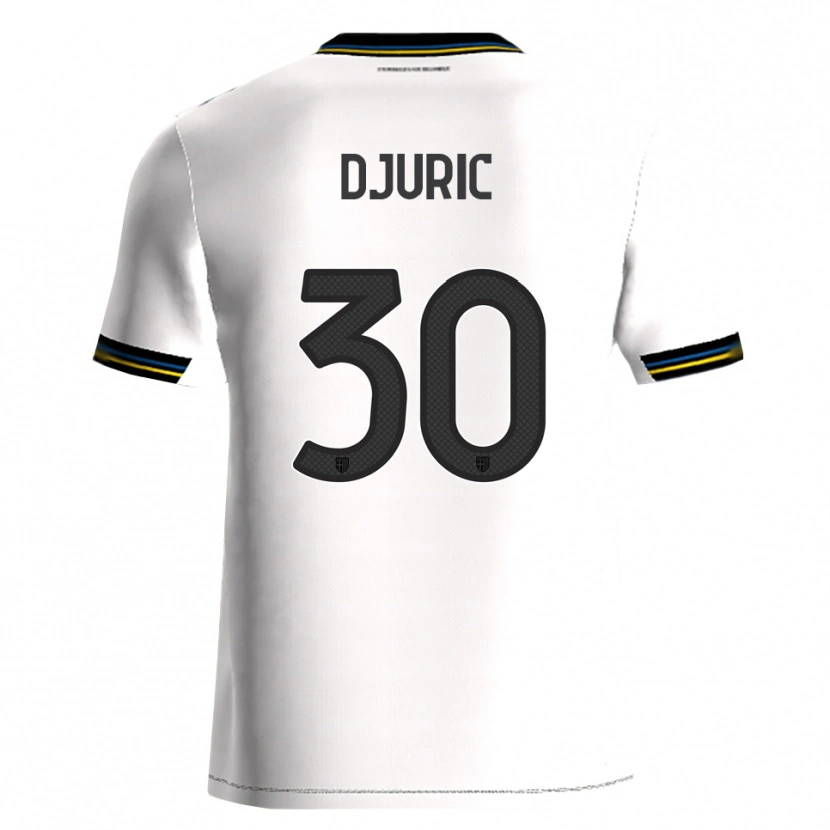 Danxen Herren Milan Djuric #30 Weiß Schwarz Heimtrikot Trikot 2025/26 T-Shirt