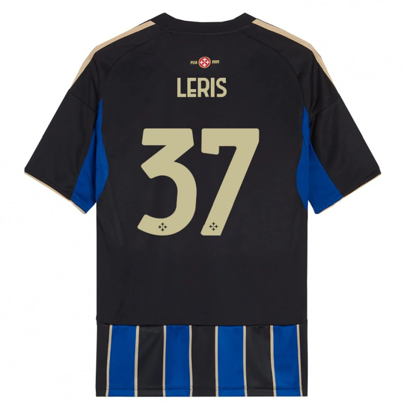 Danxen Herren Mehdi Léris #37 Schwarz Blau Heimtrikot Trikot 2025/26 T-Shirt