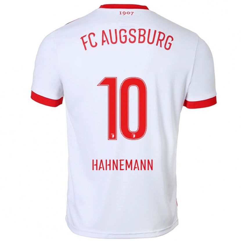Danxen Herren Jamy Hahnemann #10 Weiß Rot Heimtrikot Trikot 2025/26 T-Shirt