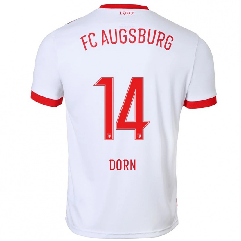 Danxen Herren Emily Dorn #14 Weiß Rot Heimtrikot Trikot 2025/26 T-Shirt