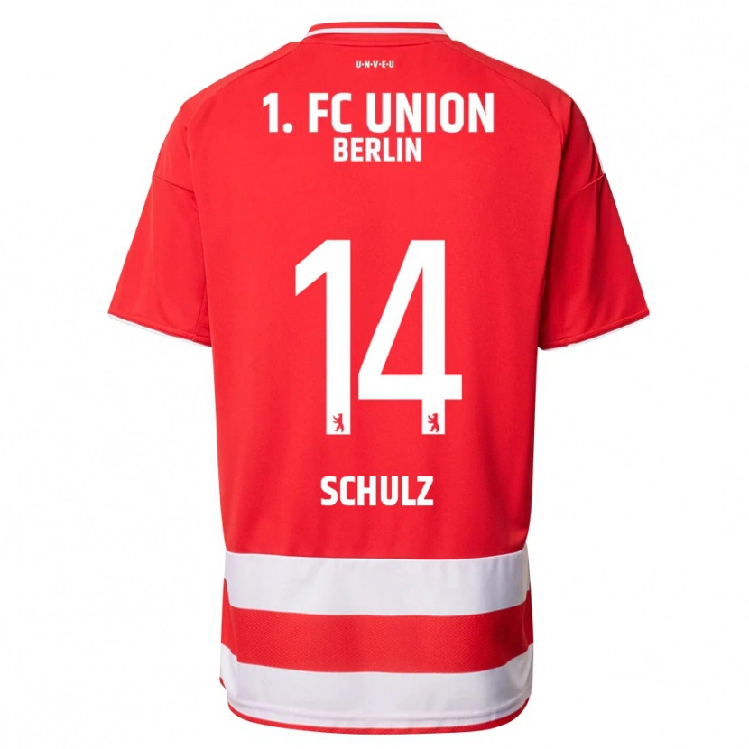 Danxen Herren Ginger Schulz #14 Rot Weiß Heimtrikot Trikot 2025/26 T-Shirt