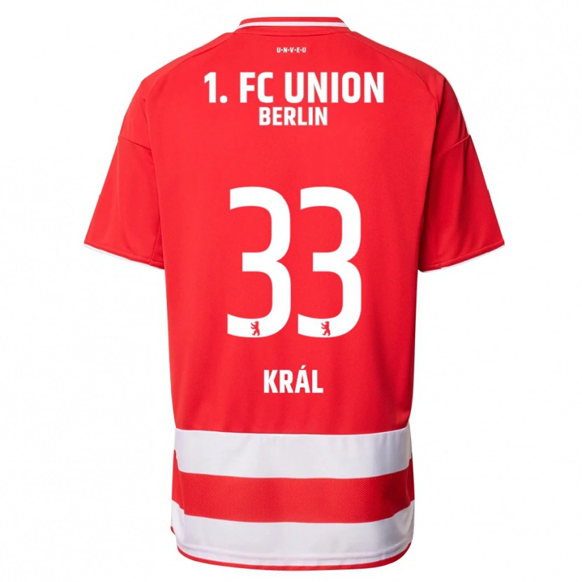 Danxen Herren Alex Král #33 Rot Weiß Heimtrikot Trikot 2025/26 T-Shirt