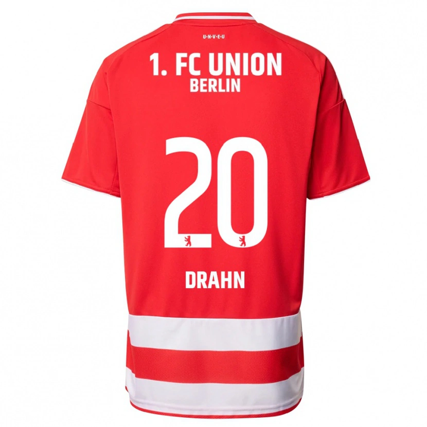 Danxen Herren Mika Drahn #20 Rot Weiß Heimtrikot Trikot 2025/26 T-Shirt