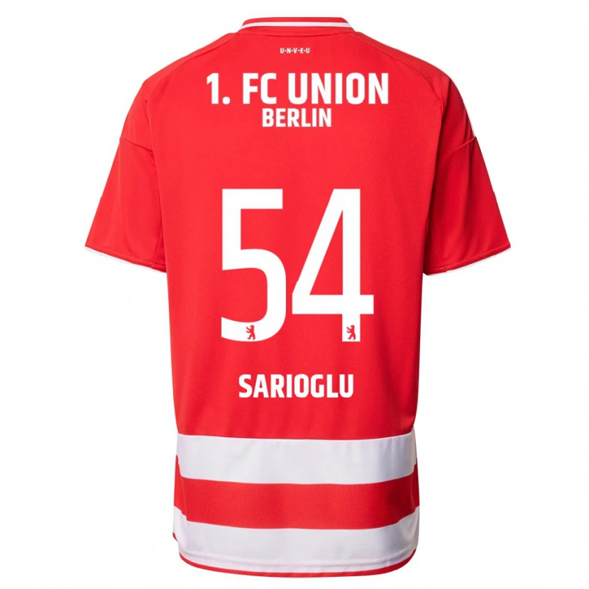 Danxen Herren Defne Sarıoğlu #54 Rot Weiß Heimtrikot Trikot 2025/26 T-Shirt