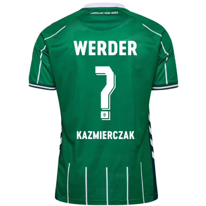 Danxen Herren Daniel Kazmierczak #0 Grün Weiß Heimtrikot Trikot 2025/26 T-Shirt
