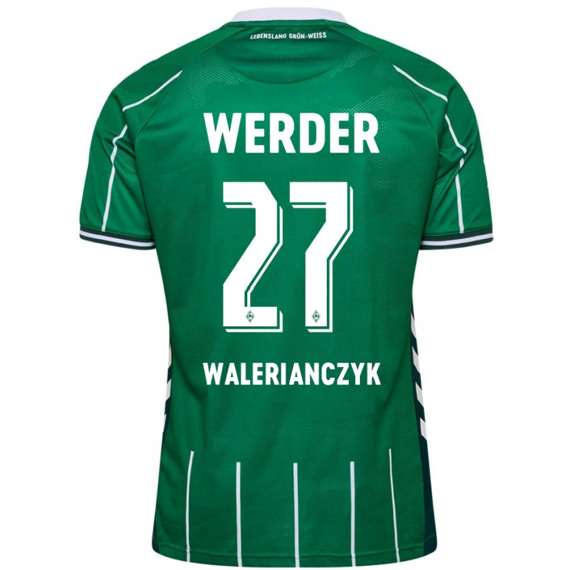 Danxen Herren Dennis Walerianczyk #27 Grün Weiß Heimtrikot Trikot 2025/26 T-Shirt