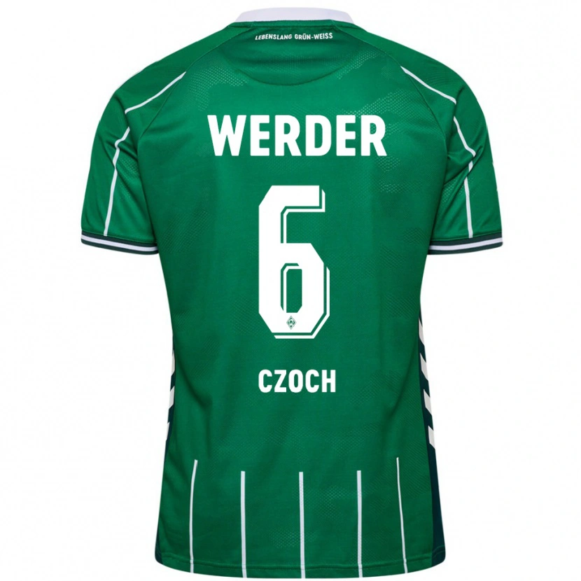 Danxen Herren Mike Czoch #6 Grün Weiß Heimtrikot Trikot 2025/26 T-Shirt