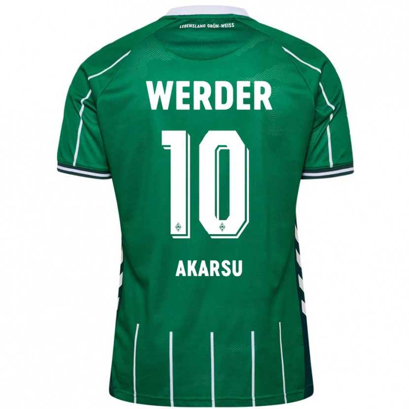 Danxen Herren Mikail Bura Akarsu #10 Grün Weiß Heimtrikot Trikot 2025/26 T-Shirt