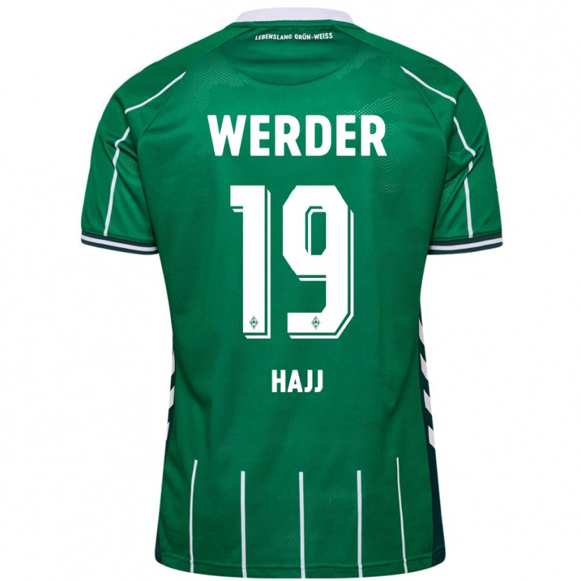 Danxen Herren Hassan Hajj #19 Grün Weiß Heimtrikot Trikot 2025/26 T-Shirt