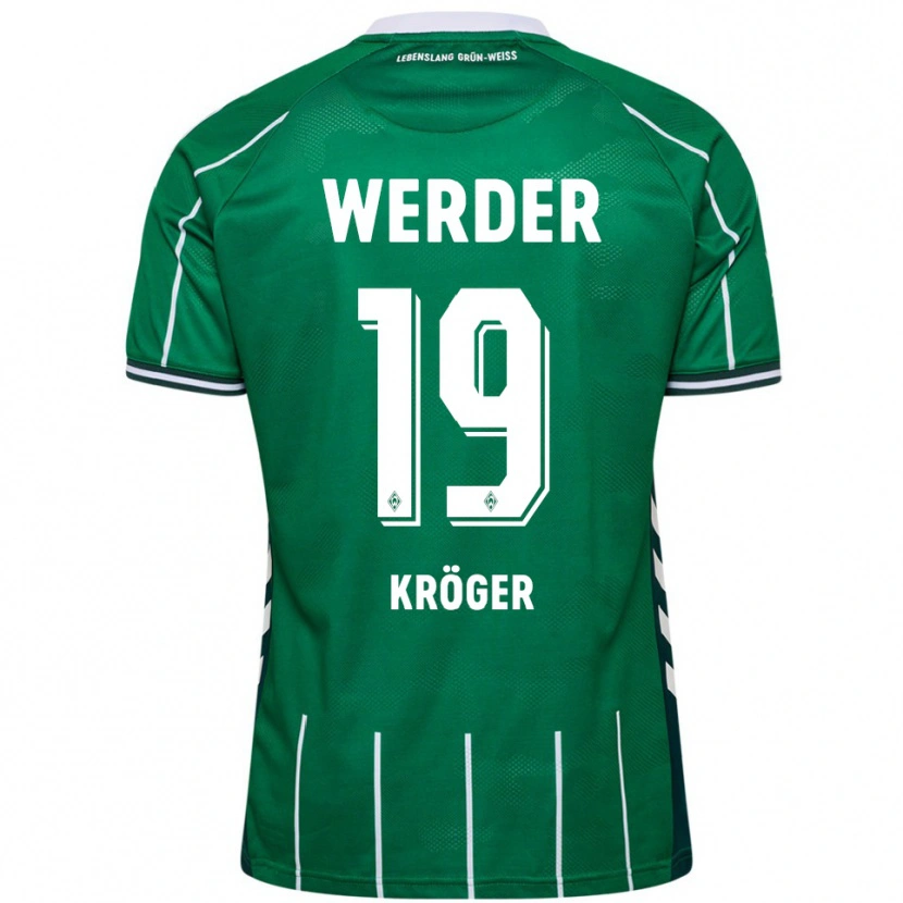 Danxen Herren Moritz Kröger #19 Grün Weiß Heimtrikot Trikot 2025/26 T-Shirt