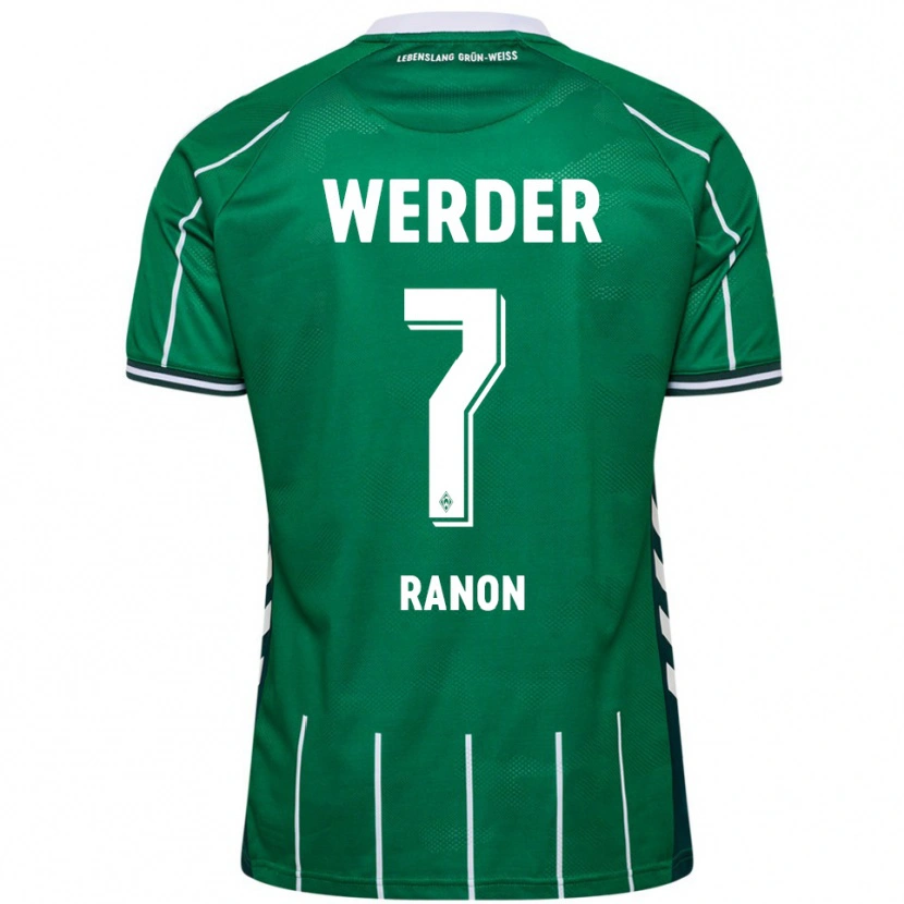 Danxen Herren Yuval Ranon #7 Grün Weiß Heimtrikot Trikot 2025/26 T-Shirt