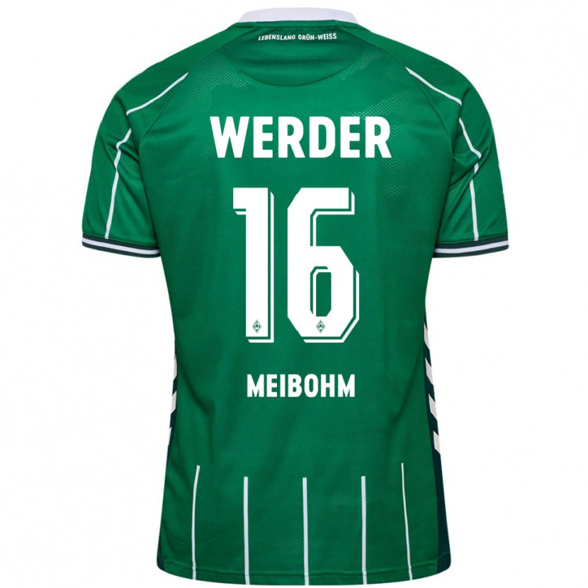 Danxen Herren Joel Meibohm #16 Grün Weiß Heimtrikot Trikot 2025/26 T-Shirt