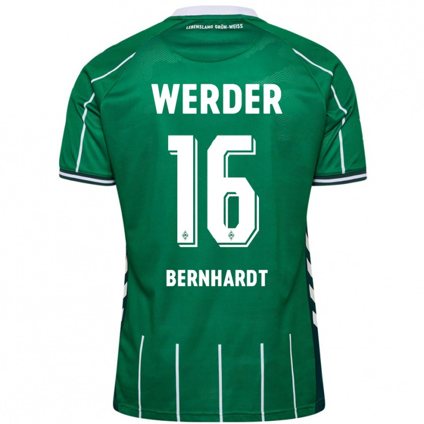 Danxen Herren Emilie Bernhardt #16 Grün Weiß Heimtrikot Trikot 2025/26 T-Shirt