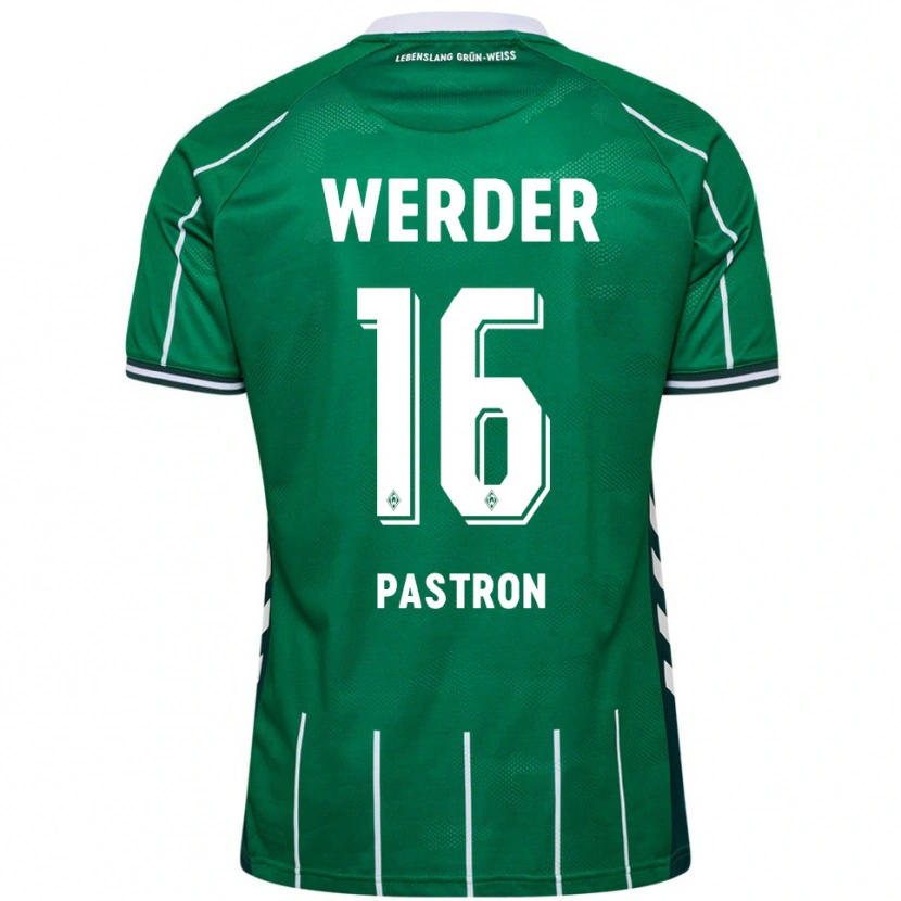 Danxen Herren Alvin Pastron #16 Grün Weiß Heimtrikot Trikot 2025/26 T-Shirt