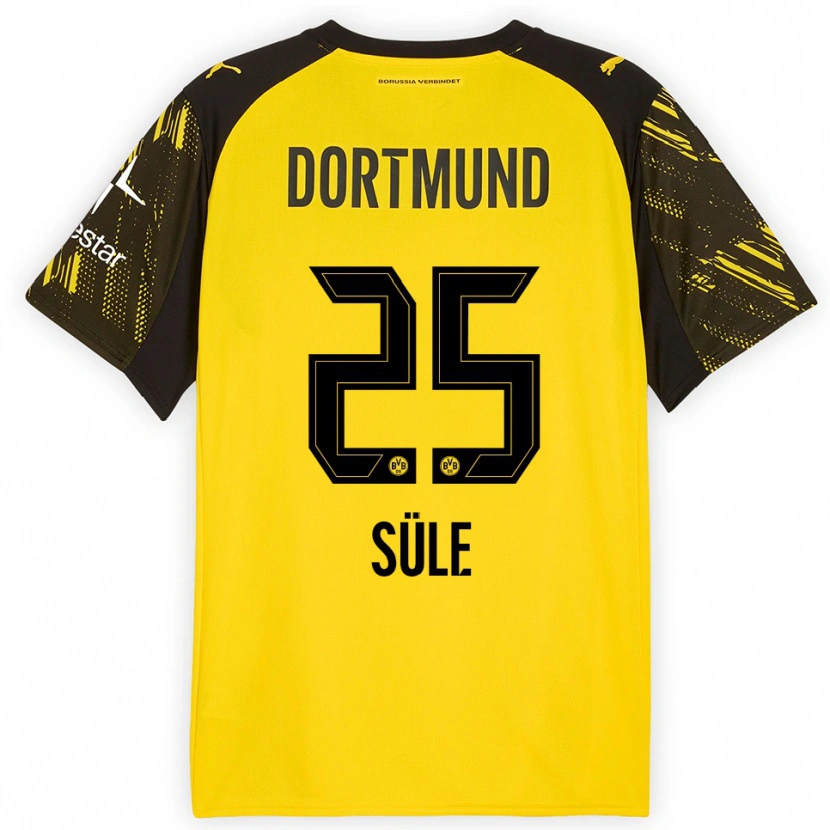 Danxen Herren Niklas Süle #25 Gelb Schwarz Heimtrikot Trikot 2025/26 T-Shirt