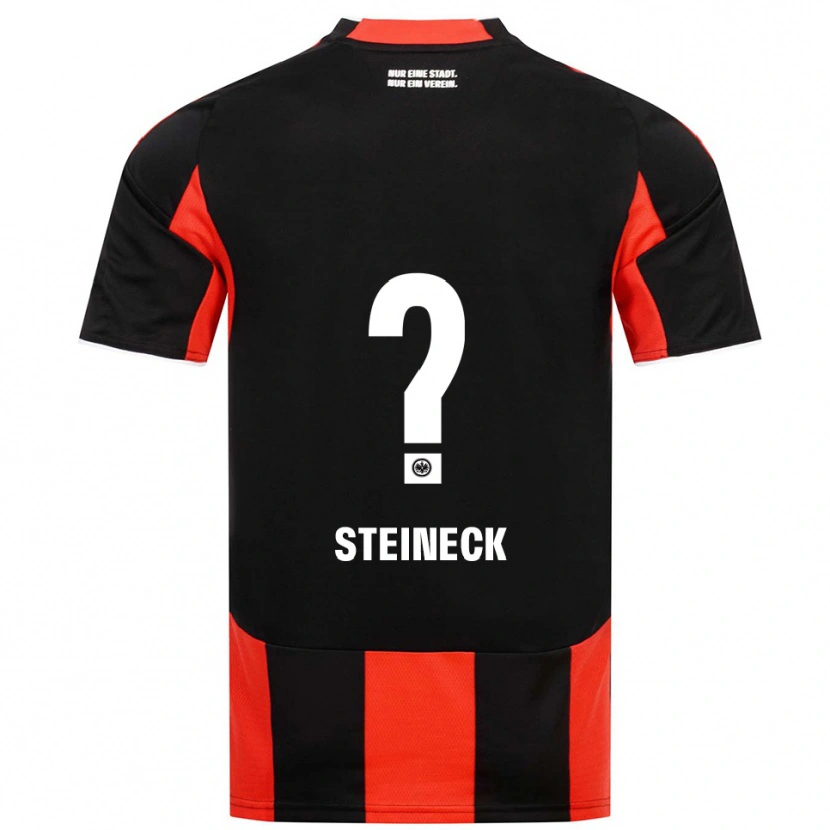 Danxen Herren David Steineck #0 Schwarz Rot Heimtrikot Trikot 2025/26 T-Shirt