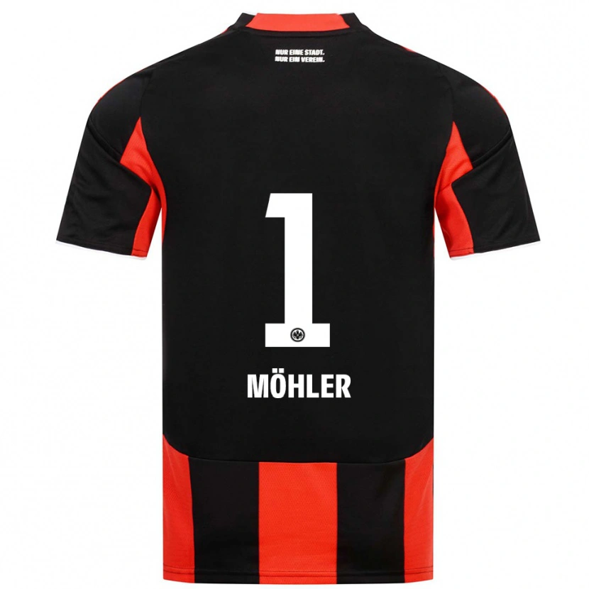 Danxen Herren Emil Möhler #1 Schwarz Rot Heimtrikot Trikot 2025/26 T-Shirt
