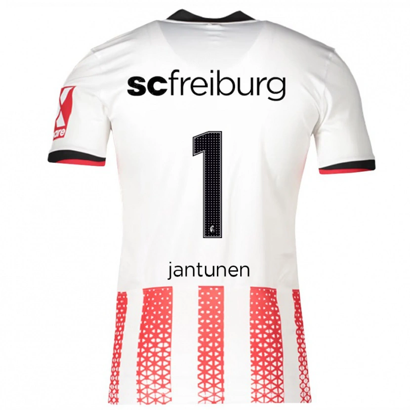 Danxen Herren Jaaso Jantunen #1 Weiß Rot Heimtrikot Trikot 2025/26 T-Shirt