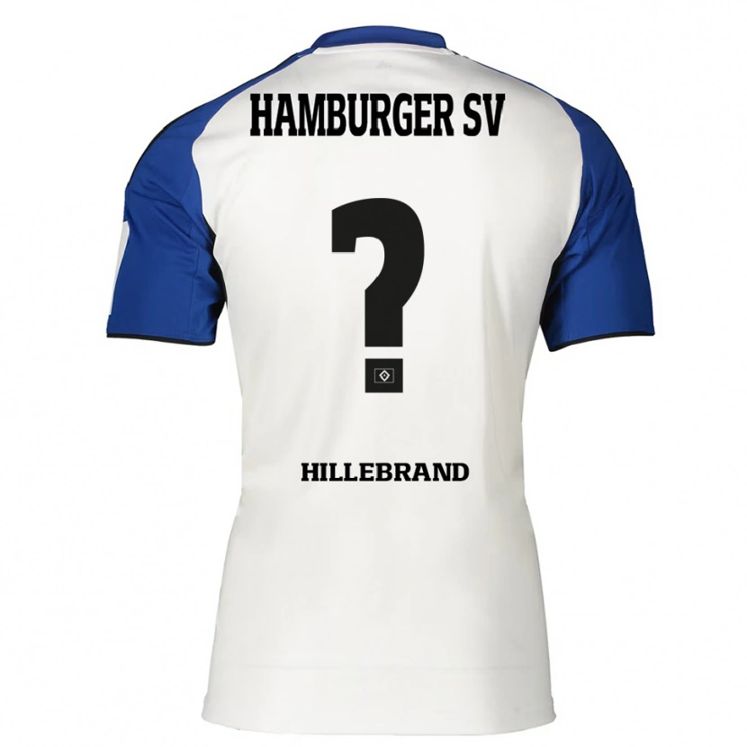 Danxen Herren Sophie Hillebrand #0 Weiß Blau Heimtrikot Trikot 2025/26 T-Shirt