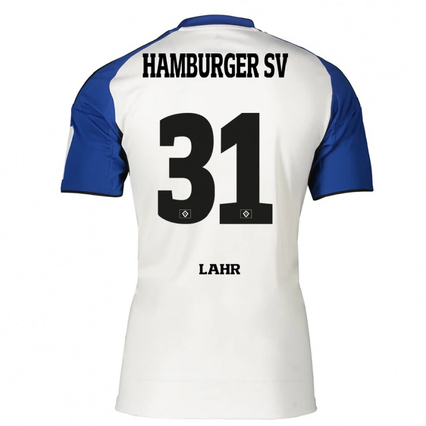 Danxen Herren Jobina Lahr #31 Weiß Blau Heimtrikot Trikot 2025/26 T-Shirt