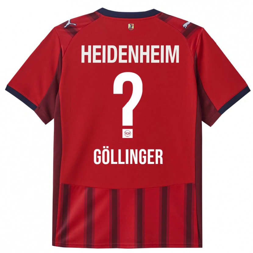 Danxen Herren Tobias Göllinger #0 Rot Marineblau Heimtrikot Trikot 2025/26 T-Shirt