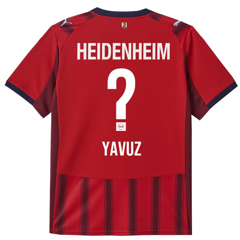 Danxen Herren Abdullah Yavuz #0 Rot Marineblau Heimtrikot Trikot 2025/26 T-Shirt