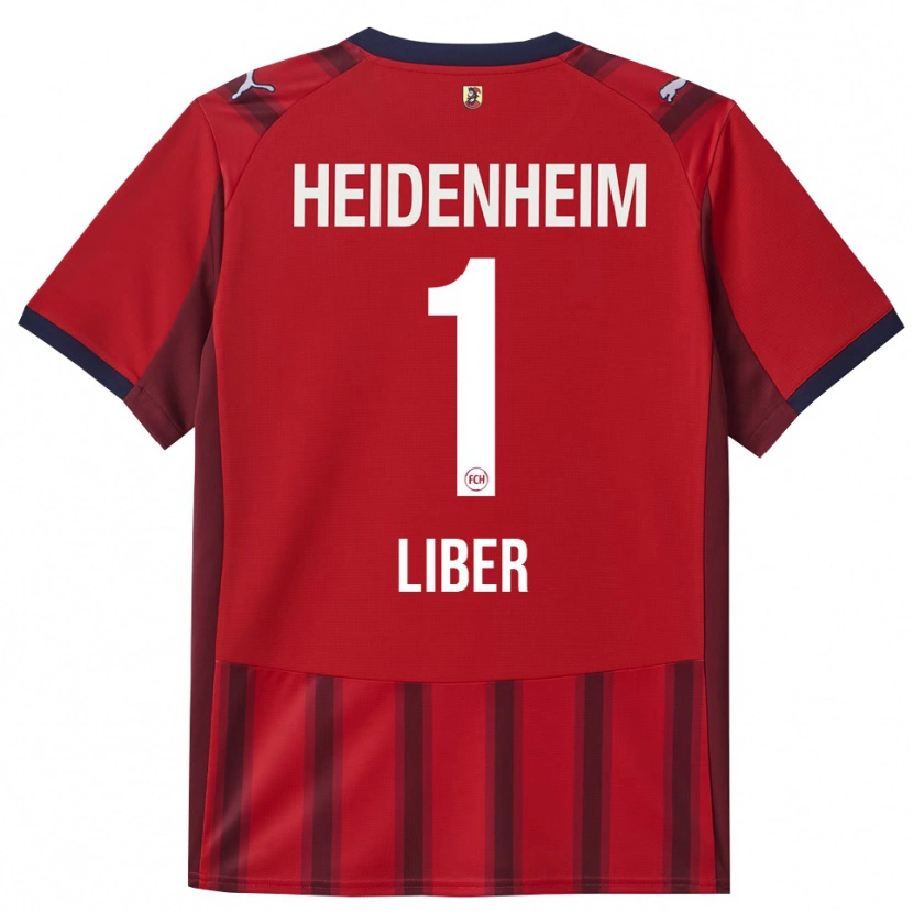 Danxen Herren Janina Liber #1 Rot Marineblau Heimtrikot Trikot 2025/26 T-Shirt