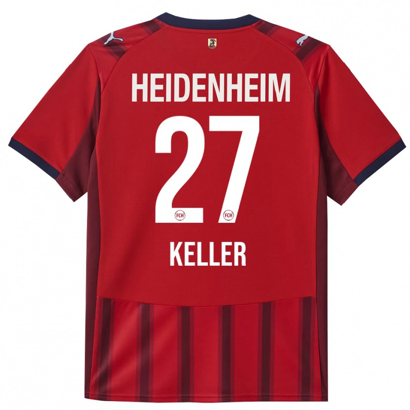 Danxen Herren Thomas Keller #27 Rot Marineblau Heimtrikot Trikot 2025/26 T-Shirt