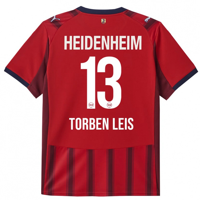 Danxen Herren Torben Leis #13 Rot Marineblau Heimtrikot Trikot 2025/26 T-Shirt