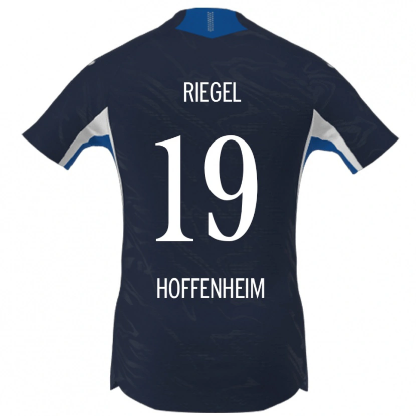 Danxen Herren Adrian Riegel #19 Marineblau Weiß Heimtrikot Trikot 2025/26 T-Shirt