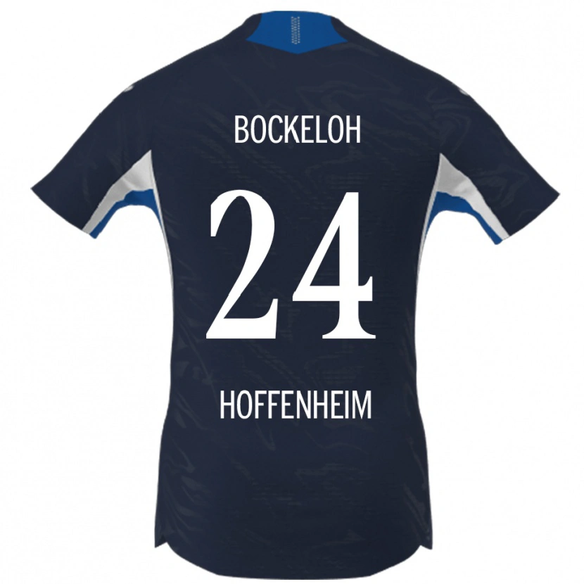Danxen Herren Leonhard Bockeloh #24 Marineblau Weiß Heimtrikot Trikot 2025/26 T-Shirt