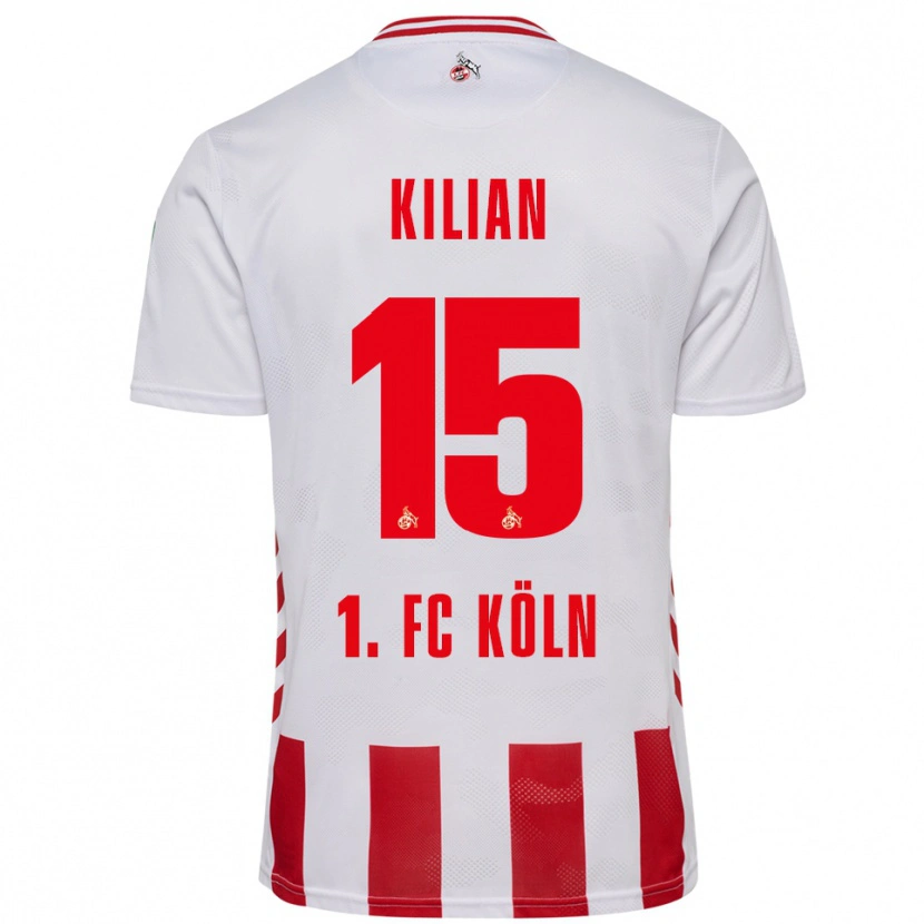 Danxen Herren Luca Kilian #15 Weiß Rot Heimtrikot Trikot 2025/26 T-Shirt