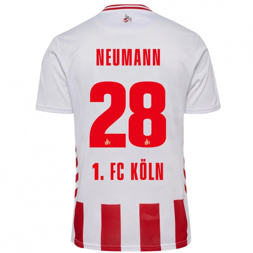 Danxen Herren Cenny Neumann #28 Weiß Rot Heimtrikot Trikot 2025/26 T-Shirt