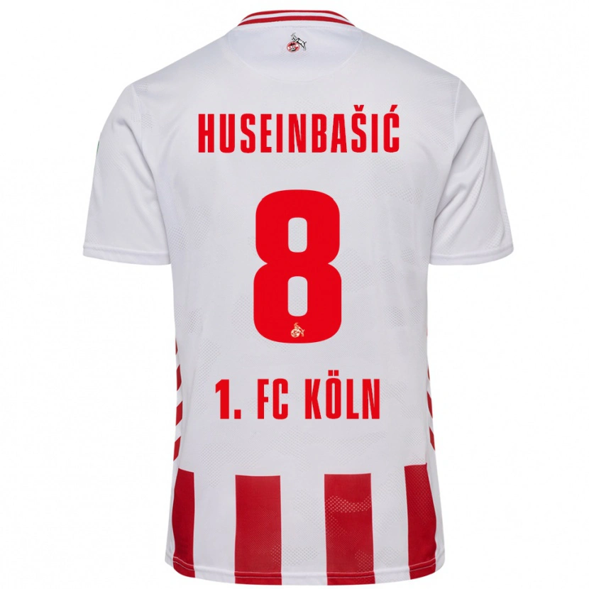 Danxen Herren Denis Huseinbasic #8 Weiß Rot Heimtrikot Trikot 2025/26 T-Shirt