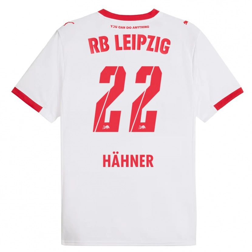 Danxen Herren Elian Hähner #22 Weiß Rot Heimtrikot Trikot 2025/26 T-Shirt