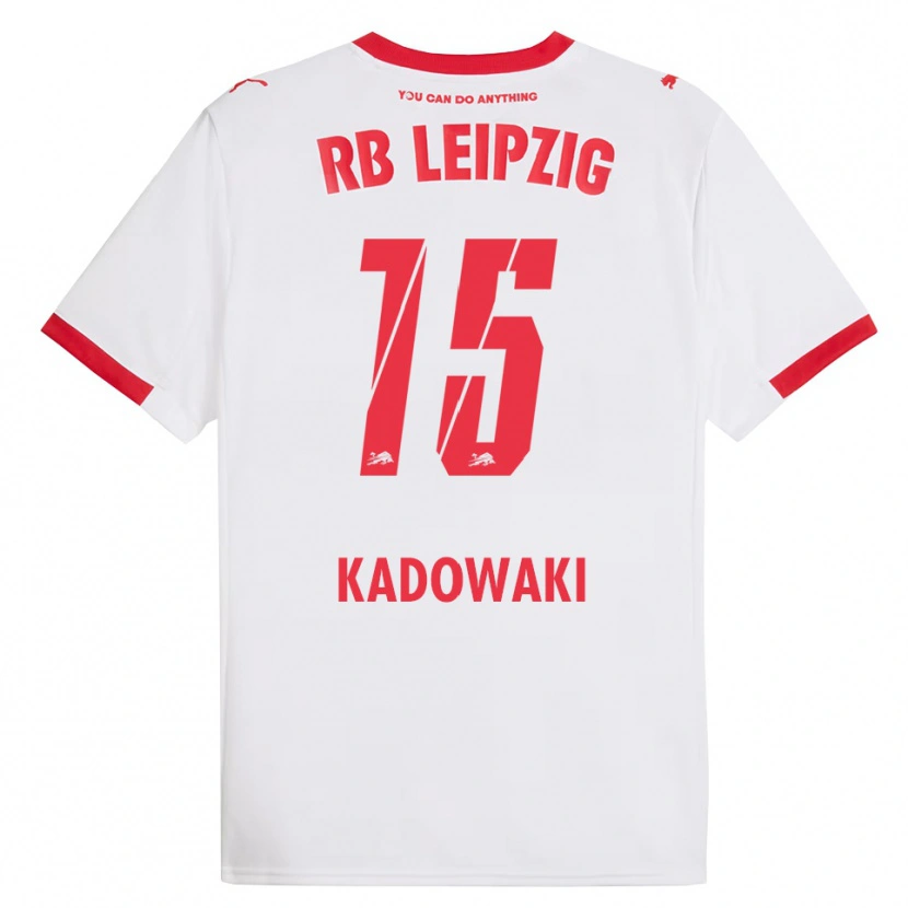 Danxen Herren Mai Kadowaki #15 Weiß Rot Heimtrikot Trikot 2025/26 T-Shirt