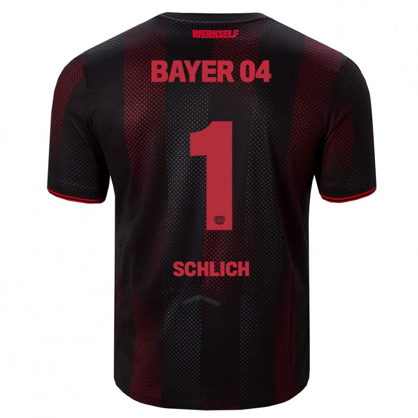 Danxen Herren Jesper Schlich #1 Schwarz Rot Heimtrikot Trikot 2025/26 T-Shirt