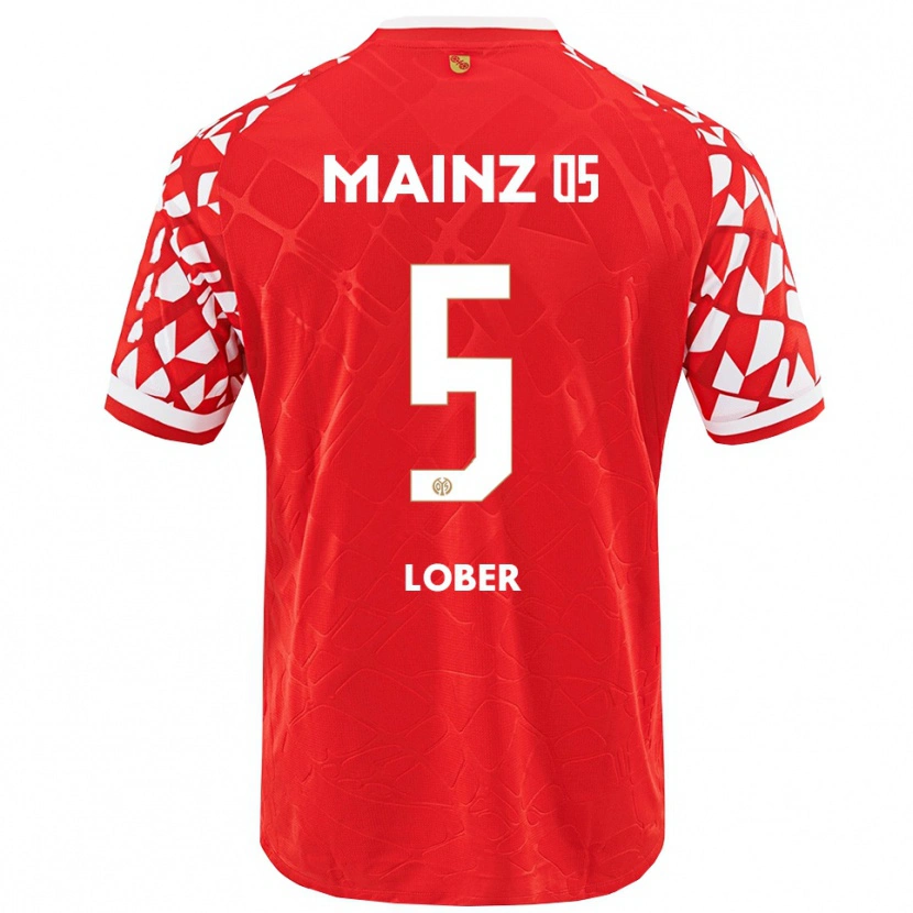 Danxen Herren Jana Löber #5 Rot Weiß Heimtrikot Trikot 2025/26 T-Shirt