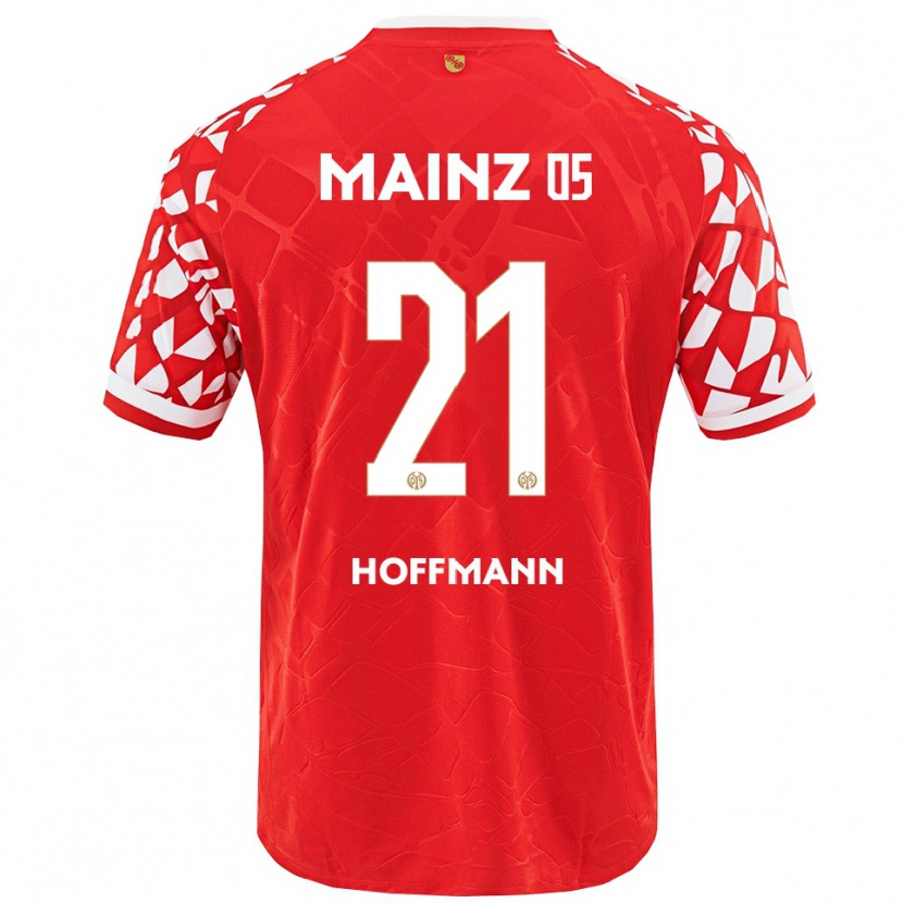 Danxen Herren Leon Hoffmann #21 Rot Weiß Heimtrikot Trikot 2025/26 T-Shirt