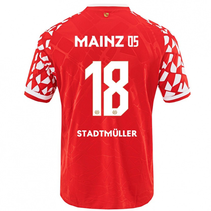 Danxen Herren Elias Stadtmüller #18 Rot Weiß Heimtrikot Trikot 2025/26 T-Shirt