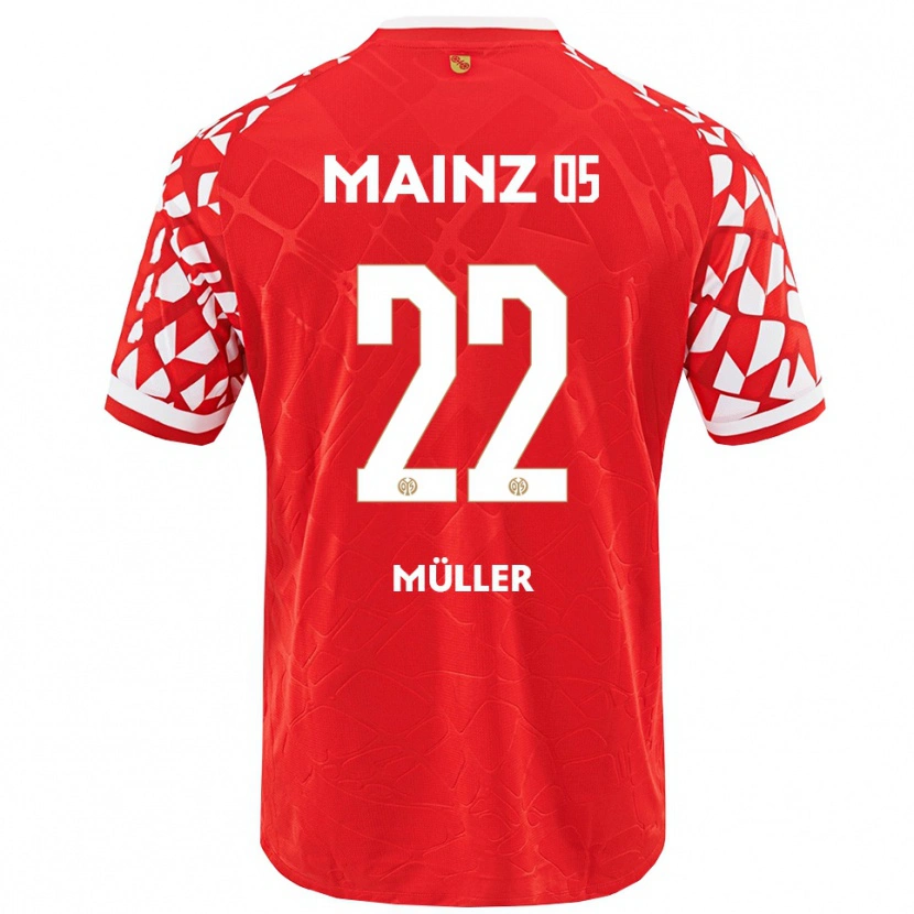 Danxen Herren Tim Müller #22 Rot Weiß Heimtrikot Trikot 2025/26 T-Shirt