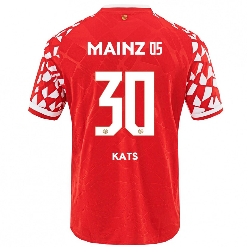 Danxen Herren Vital Kats #30 Rot Weiß Heimtrikot Trikot 2025/26 T-Shirt