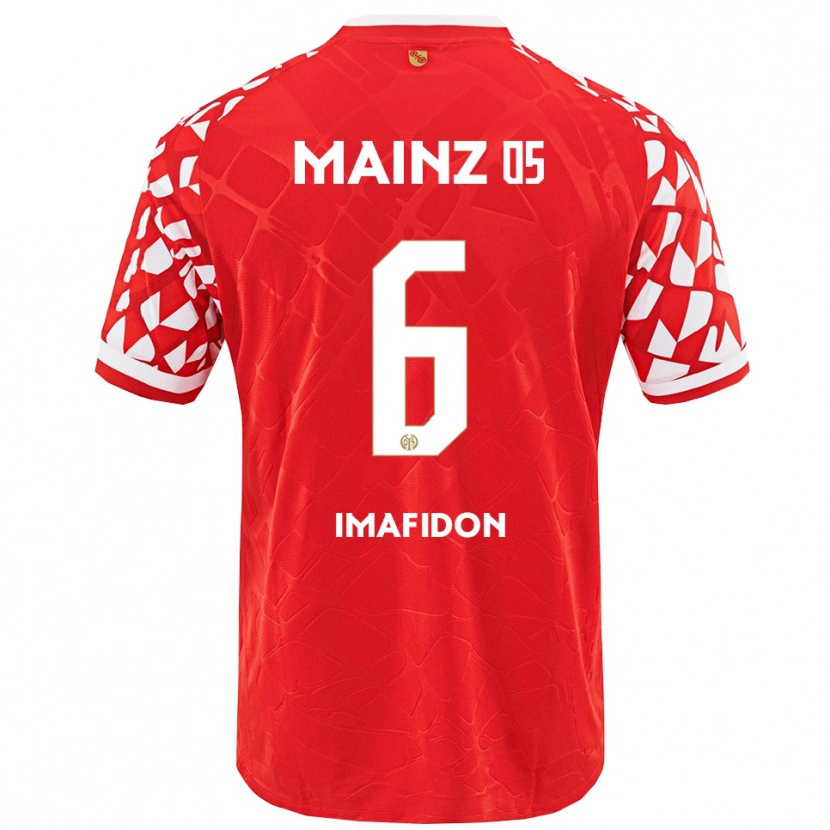 Danxen Herren Daniel Imafidon #6 Rot Weiß Heimtrikot Trikot 2025/26 T-Shirt