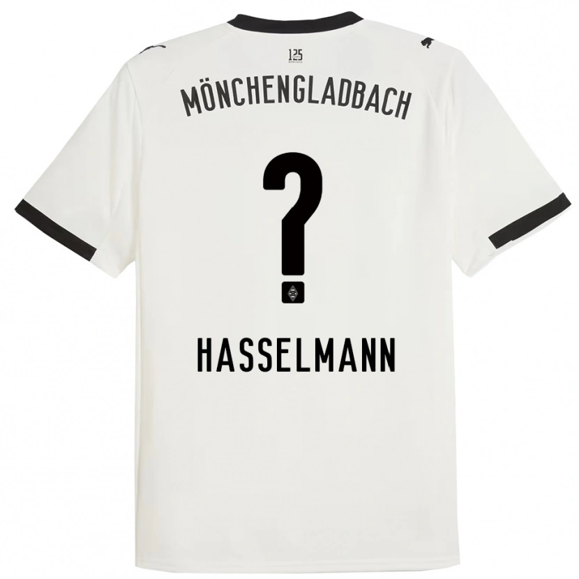 Danxen Herren Nina Hasselmann #0 Weiß Schwarz Heimtrikot Trikot 2025/26 T-Shirt