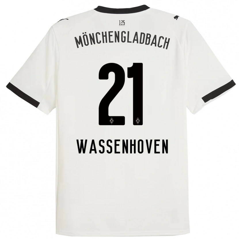 Danxen Herren Michelle Wassenhoven #21 Weiß Schwarz Heimtrikot Trikot 2025/26 T-Shirt