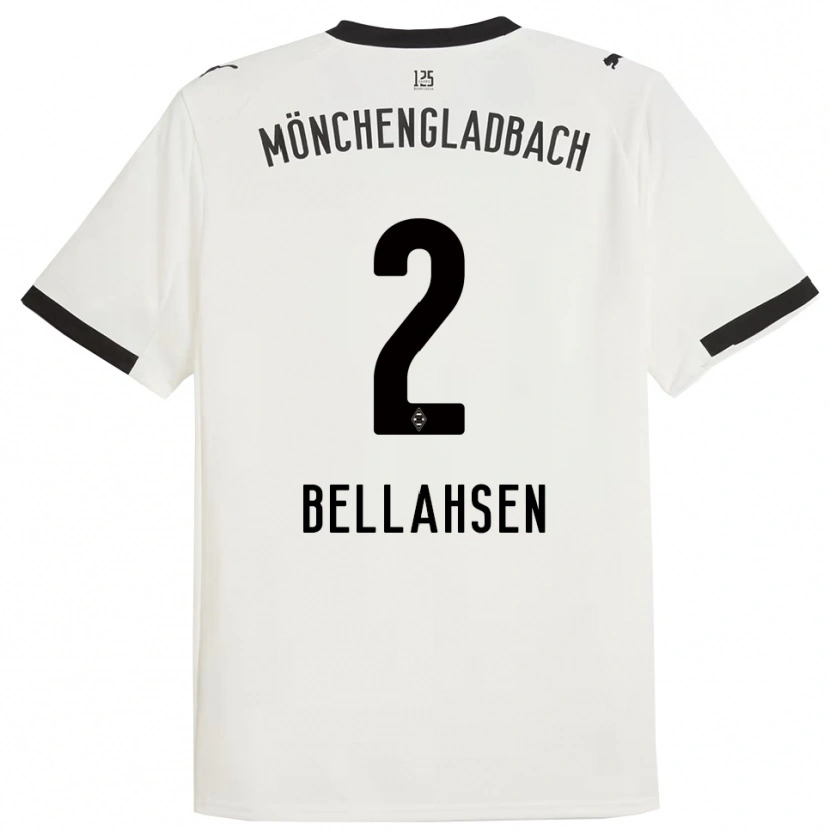 Danxen Herren Joseph Bellahsen #2 Weiß Schwarz Heimtrikot Trikot 2025/26 T-Shirt