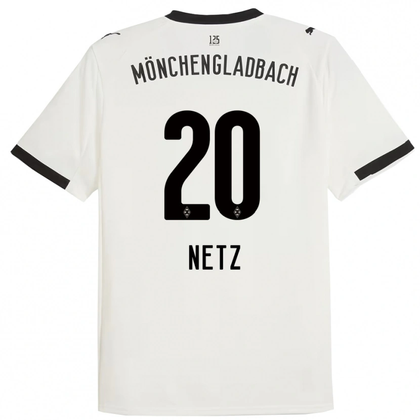 Danxen Herren Luca Netz #20 Weiß Schwarz Heimtrikot Trikot 2025/26 T-Shirt