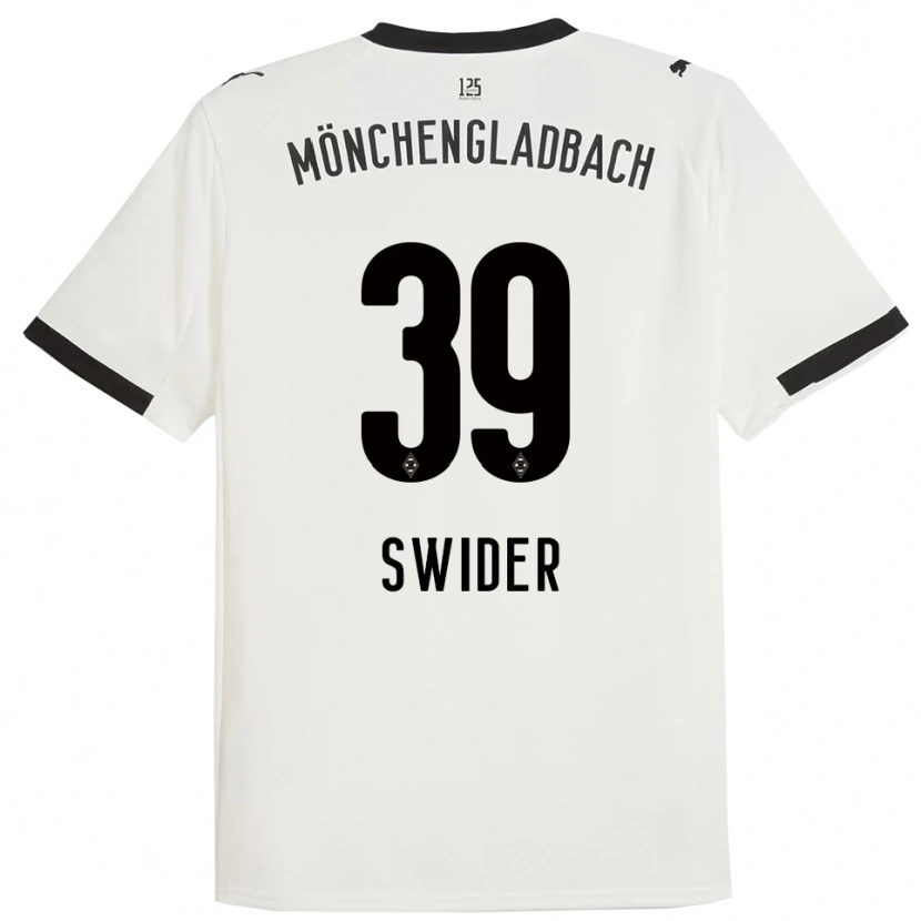 Danxen Herren Niklas Swider #39 Weiß Schwarz Heimtrikot Trikot 2025/26 T-Shirt